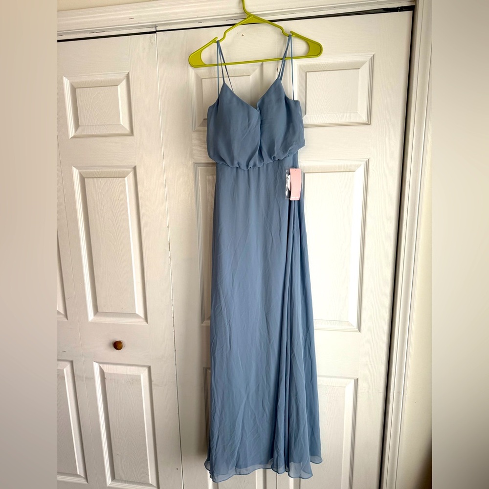 Birdy Grey Bridesmaid Dress - Gwennie Style, Dusty Blue, Sz XS, NWT